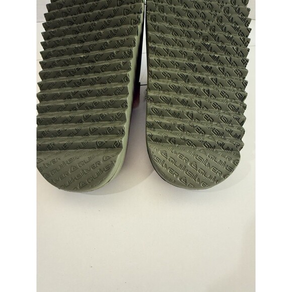 Quiksilver Cloudbreak Green Slides Slippers Sandals Men’s 12 US New Quicksilver - Picture 8 of 12